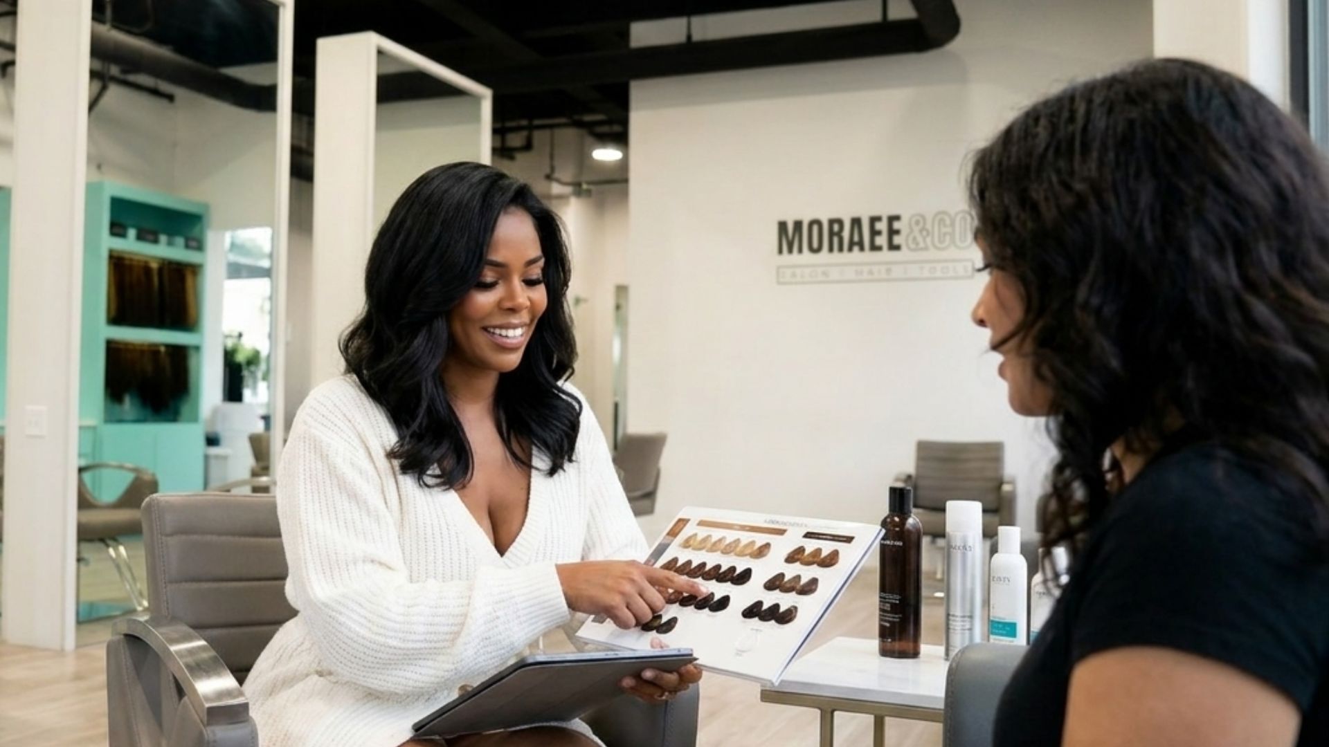 Salon Moraee first visit welcome experience